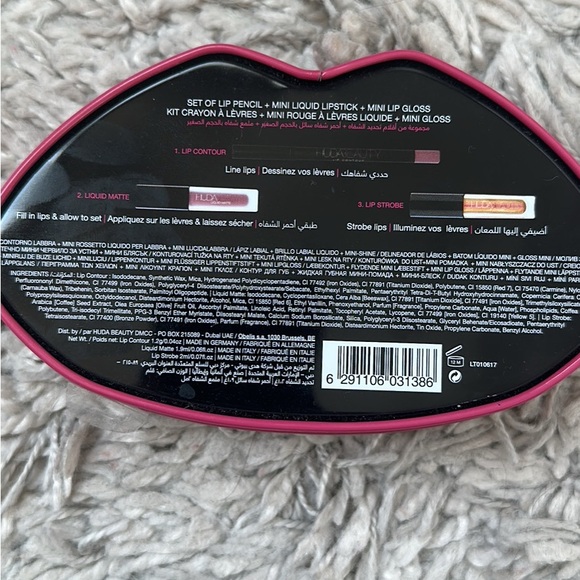 Huda Beauty Pink and Black Lipstick Collection - Picture 2 of 3